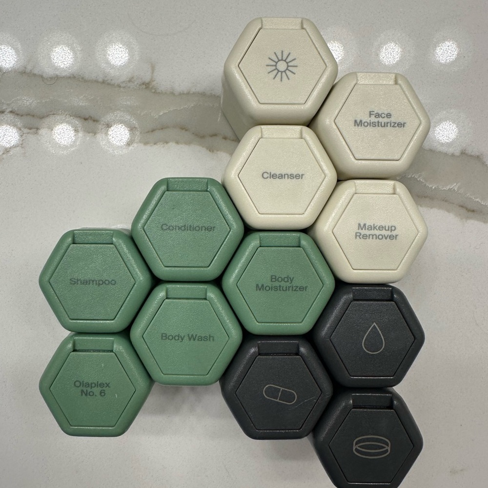 ORIGINAL Cadence Travel Capsule Set in Eucalyptus, Charcoal, and Sand